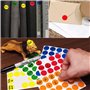 Chstarina Gommettes Autocollantes Rondes, 2 cm 30 Feuilles Auto-adhésifs de Points Étiquettes de Codage colorées pour Le Bureau,