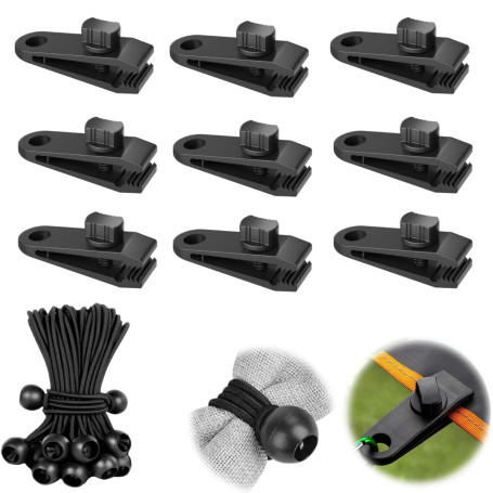 10 Sets Clip de Bâche