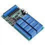 Hilitand DC 12V Module Relais 8 Canaux Temporisé Multifonction Module Synchronisation Relais LED 8CH