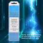 10Pcs Électrodes de Tungstène WP Pointe Verte pour Soudage Tig AC, 1.0/1.6/2.0/2.4/3.2mm Électrodes de Tungstène Professionnel(2