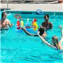 Conception de quilles de Bowling, Jeu de Lancer d'anneaux gonflables, Jeux de Lancer de Piscine Jeux d'eau flottants, Jouets de