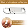 Métal Zipper Pull amovible