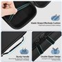 Bukuhlio Étui Rigide EVA pour Nintendo Switch/Switch OLED - Housse Zippée Anti-Choc 10 Cartes + Rangement - Pochette Durable pou