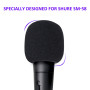 SM58 Bonnette Micro en Mousse - Microphone Pare-brise Mousse Professionel pour réduire bruit pour Shure SM58 SM58-LC par YOUSHAR