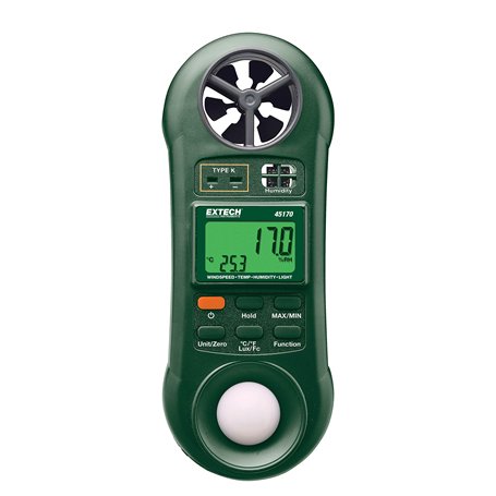Extech 45170 Hygro-thermomètre/Anémomètre/Photomètre