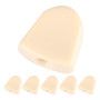 6pcs Chevilles de Guitare, Tuning Pegs Boutons de réglage en Acrylique pour Guitare Folk électrique(Beige)