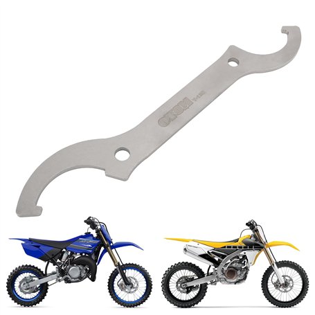 Clé Amortisseur Moto Clé de Réglage Amortisseur Moto Universelle pour SX SXF EXC TC TE FC CRF YZ YZF KLX Motocross Enduro