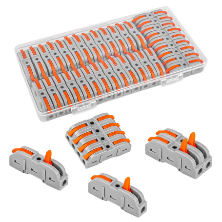 35 Pièces Connecteurs Electriques Rapide avec Levier