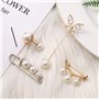 metagio 8 Pièces Pinces pour Châle, Broche Épingle à Nourrice avec Faux Strass et Perle pour la Fixation de Pull, Robes, Épingle