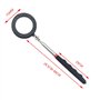 2pcs Miroir d'inspection télescopique Miroir d'inspection télescopique avec éclairage LED à Piles Télescopique jusqu'à 88 cm