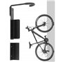 QWORK® Support vélo mural en acier au carbone