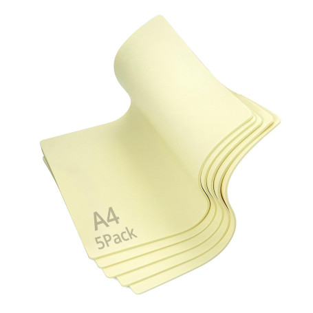 QWORK® 5pcs Peau Synthétique Tatouage 20cm x 30cm x 3mm