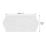 QWORK® 9000 Étiquettes autocollantes Blanches 26 x 12 mm pour Étiquettes de Prix, Adhésif Permanent (6 Rouleaux)