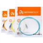 BEYONDTECH Jarretière Optique SC à FC OS2 Monomode Duplex (8 Mètres) - Cordon de Brassage Câble Fibre Optique UPC/UPC - 9/125 (L