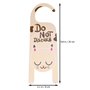 TOYANDONA Enseigne à Suspendre de Porte Ne Pas Déranger Panneaux Plaque de Porte Suspendue pour Hôtel Maison Chambre