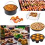 8 Inch Accessoires De Friteuse 10 Pièces Pour Gowise Phillips Cozyna Airfryer XL 3.8QT-5.8QT, Cadeau Supplémentaire 4PCS Aiguill