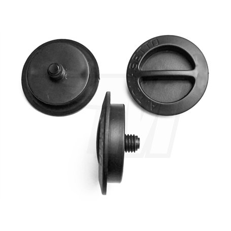 Lot de 2 bouchons de réservoir LPG pour bouchon de réservoir de gaz de voiture Tomasetto Dish | M10 Noir