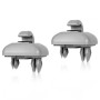 Roysmart Lot de 2 crochets pour pare-soleil de voiture - Compatible avec Audi A1 A3 A4L A5 A6L A7 Q3 Q5 (8E0 857 562) A7 B6 B7 B