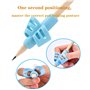 guide doigt, PoignéEs De Crayon 5 PièCes, Porte-Stylo D'éCriture Pour Enfants, PoignéEs De Crayon En Silicone Coloré, Outils De 