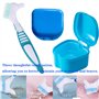 3 pièces Kit De Nettoyage Pour ProthèSes Dentaires, BoîTe De Nettoyage Pour ProthèSes Dentaires, BoîTe De Rangement Pour Apparei
