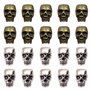 HAOBIN 20 pièces Perles de Crâne Crâne Couteau Longe Perle Perle en Charme de Tête de Mort Perle Crâne que Crâne Couteau Longe P