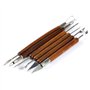 Walfront 6Pcs Outils Sculpture Argile Set Poterie Art Poterie et Sculpture pour Débutants ou Professionnels