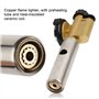 Torche à Gaz Chalumeau de Cuisine Torche de Soufflage de Flamme Pistolet pour Cuisson Barbecue Camping Randonnée Soudage, Tempér