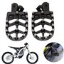 Repose-pieds de moto pour Sur Ron - Repose-pieds CNC pour Surron Light Bee Segway X260 X160 CRF150F CRF230F 03-19 - Noir