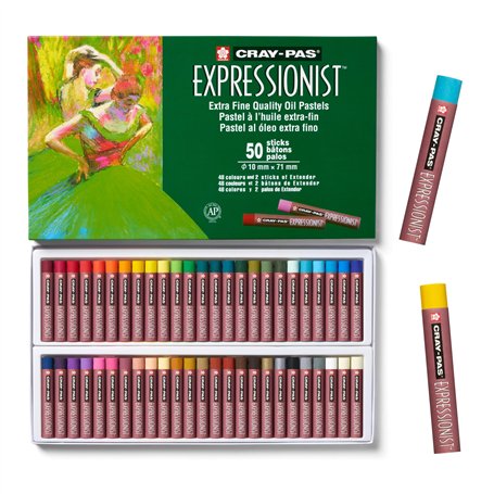 Cray Pas Expressionist Lot de 50 Pastels à huile couleurs Assortis