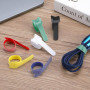 Attache Cable,70 pcs Scratch Cable Sangles Câble Réutilisables Serre Cable Management Organisateur Rangement Cable Attaches de C