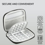H&S Étui de Protection Disque Dur Externe - Housse Rembourrée à l'Épreuve des Chocs - Pochette de Rangement Informatique Aussi p