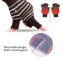 Iwobi Gant Chauffant, Gants Femme Hiver, Gant Femme, Mitaines Chauffantes USB pour Hommes Et Femmes Mitaines (Café)