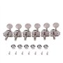 Alnicov Accordeurs de cordes de verrouillage Vintage Nickel 6R mécaniques de guitare électrique accordeurs pour chevilles de rég