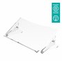 Dataflex Addit ErgoDoc® Support Documents - Réglable 400, Acrylique transparent, Support de documents également adapté aux livre