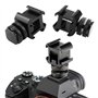 Adaptateur Griffe Caméra, 6 Pcs Daptateur Hot Shoe pour Griffe Appareil Photo, Accessoire pour Adaptateur de Triple Griffe de Su