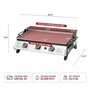 Royal Gourmet PD1303S – Plaque de cuisson à gaz portable de 61 cm avec plaque amovible pour barbecue au propane à 3 brûleurs, id