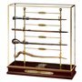 The Noble Collection Harry Potter Triwizard Champions Wand Set - 17in (44cm) with Display Case 4 Resin Collectible Wands - Offic