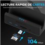 SABRENT Station d'accueil Universelle USB-C pour Ordinateur Portable, Double écran Displaylink Dock pour Ordinateurs Portables,
