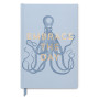 Designworks Ink Vintage Sass JB86-1093EU Carnet de notes à couverture rigide Motif Embrace The Day Bleu 14