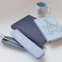 Designworks Ink Vintage Sass JB86-1093EU Carnet de notes à couverture rigide Motif Embrace The Day Bleu 14,6 x 21,6 cm 240 pages