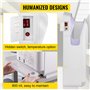 VEVOR Sèche-Mains Automatique 2000W Sèche Main Air Pulsé Électrique Commercial ABS Super Puissant Filtration HEPA 43℃ Moteur à B