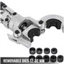 VEVOR Pince à Sertir Hydraulique Forme TH/V 12-28/16-32 Kit de Pince de Sertissage Multicouche Force de Pression 6 T Sertisseuse