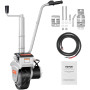 VEVOR Roue Jockey Motorisée Électrique Remorque 2268 kg Chariot de Remorque 350 W 12 V Vitesse Déplacement 6
