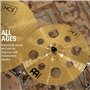 Meinl Cymbals HCS Set de Cymbales Etendu avec Hihat 14", Trash Crash 16, Crash 18 et Ride 20 pour Batterie – Finition Traditione