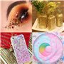 PHOGARY 48 bouteilles Décoration Nail Art Fournitures Slime Accessoires Briller Poudre Perles de paillettes pour bricolage Nail 