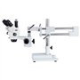 AmScope 3,5 x -90 X Simul-focal stéréo avec perche microscope avec une lumière fluorescente et appareil photo 3 Mp