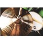 Meinl Cymbals HCS Bronze Cymbales Hihat 13 pouces (33,02cm) pour Batterie – Paire – B8 Bronze, Finition Traditionnelle, Fabriqué