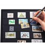Album de timbres 120 pochettes - Porte-timbres en cuir synthétique de différentes tailles, livre de rangement pour factures et d