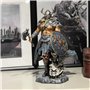 LOOYAR Statue en résine Viking Warrior Dragon Slayer - Décoration d'intérieur, Bureau ou Cadeau pour Salon, Porche et Bureau