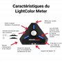 Datacolor LightColor Meter - Luxmètre Bluetooth pour photo, vidéo et cinéma - Mesure lumière et température de couleur - Transmi